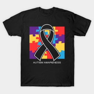 Puzzle Piece Ribbon Autism Awareness Day April 2nd T-Shirt